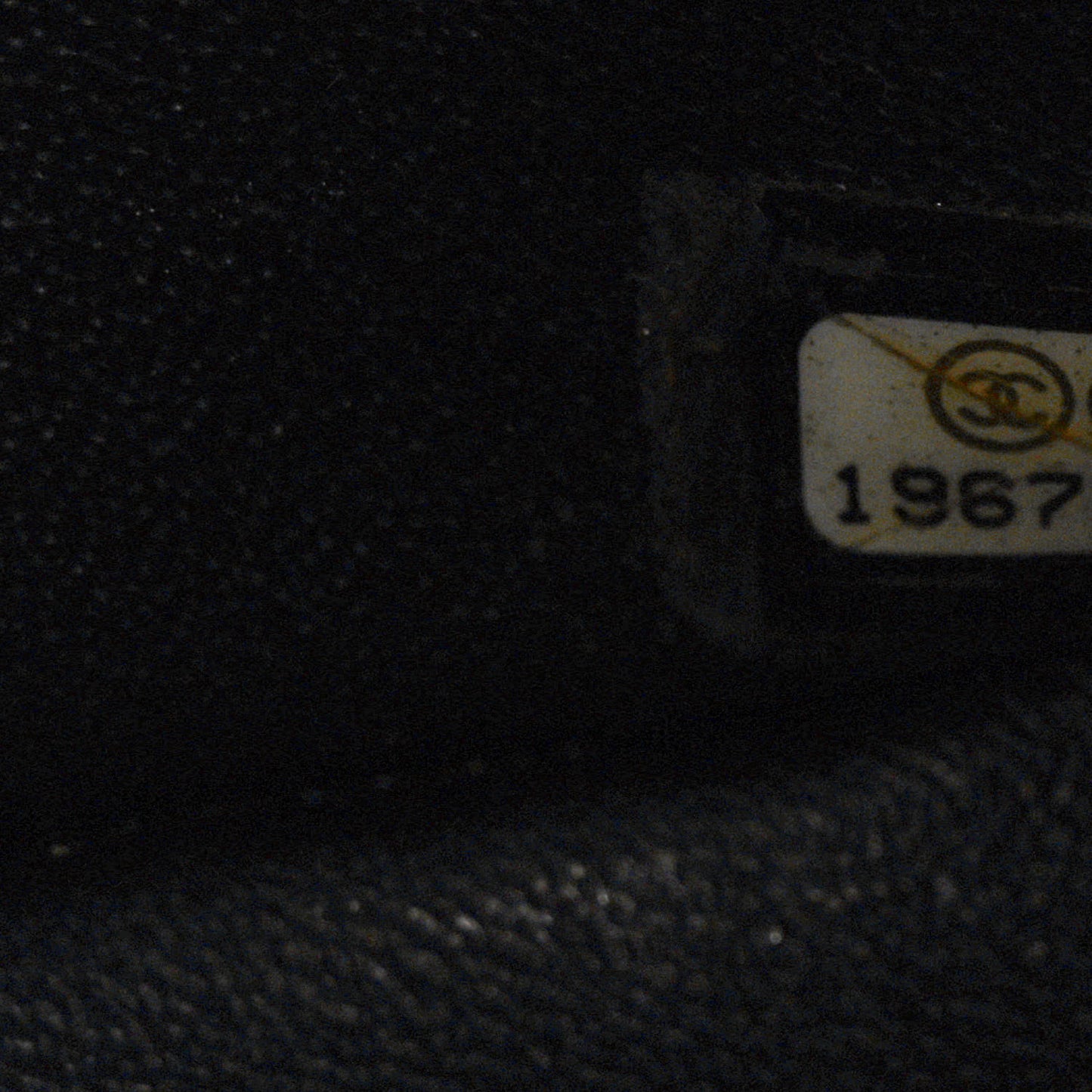Patent Quilted Jumbo Double Flap Black