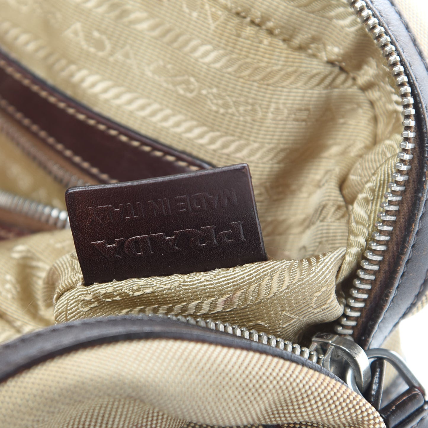 Jacquard Logo Bauletto Corda Bruciato