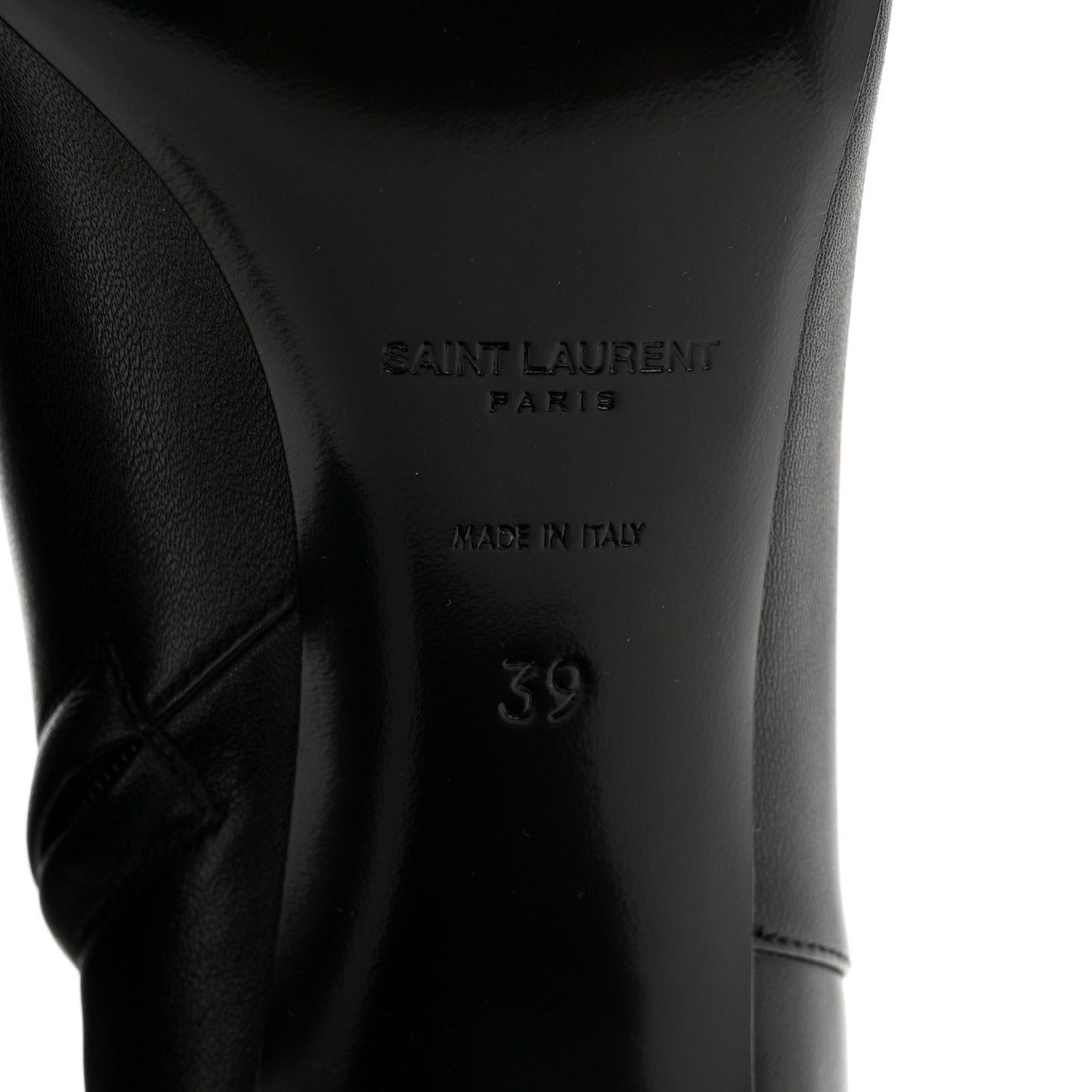 Nappa Vendome Loulou Ankle Zip Boot 39 Black 39 Black