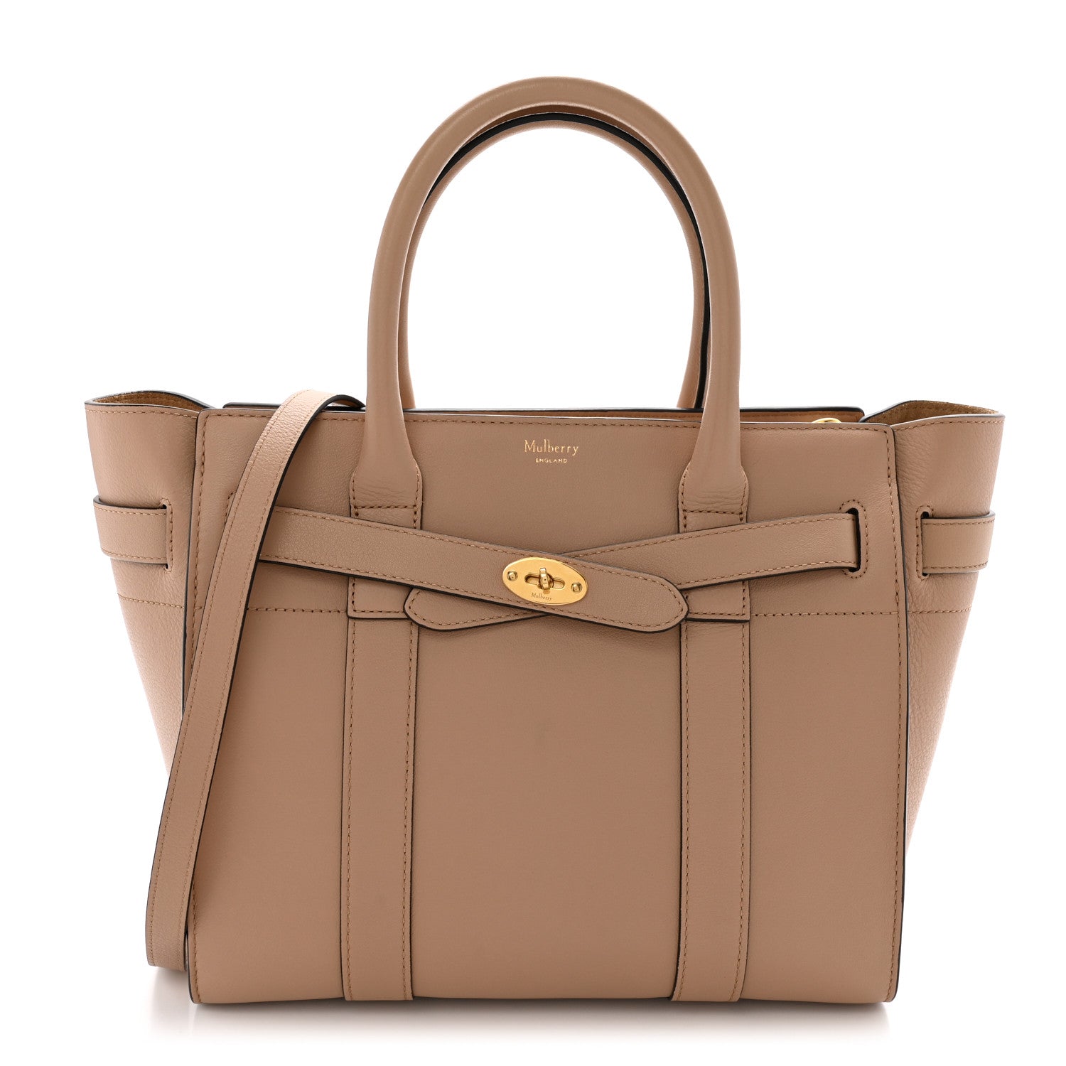 Mulberry Small Classic Silky Calfskin Small Zipped Bayswater Maple