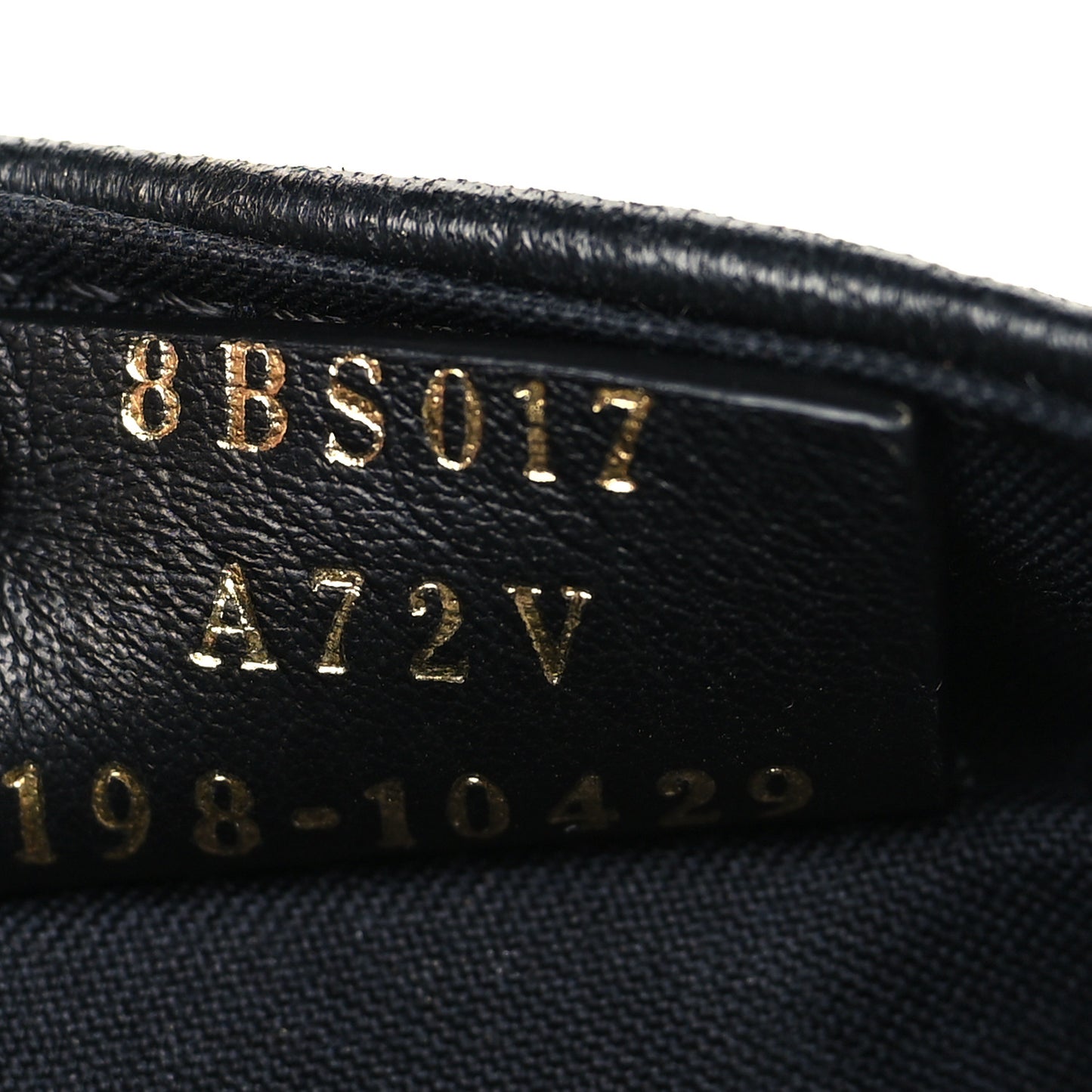 Nappa FF 1974 Embossed Mini Baguette Black
