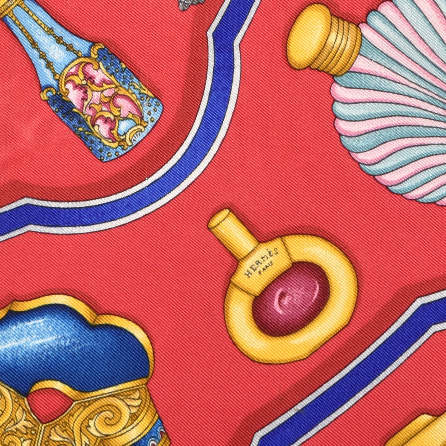 Hermes Silk Qu Importe Le Flacon Scarf 90 4 of 4