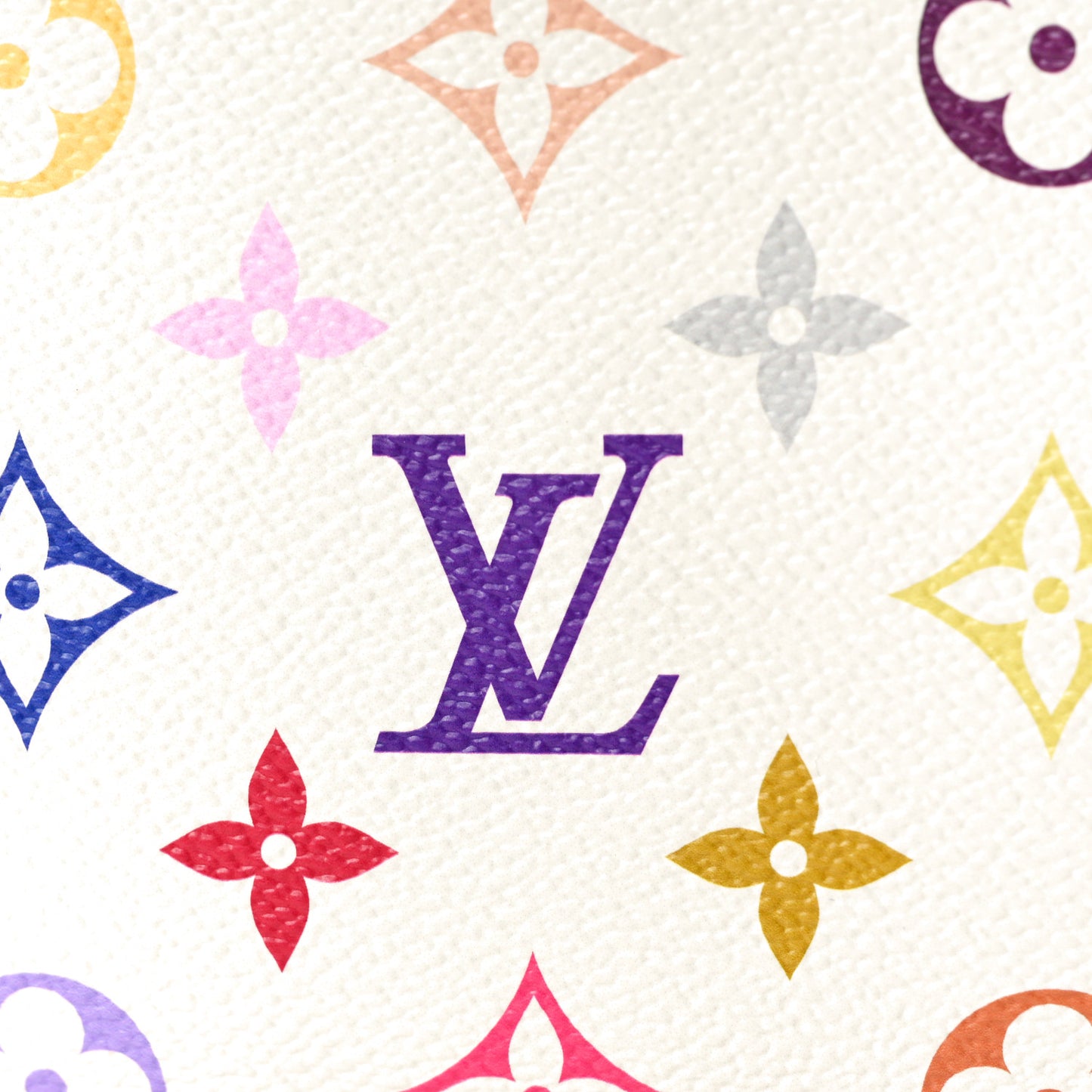 LV X TM Monogram Multicolor Pochette Accessories White