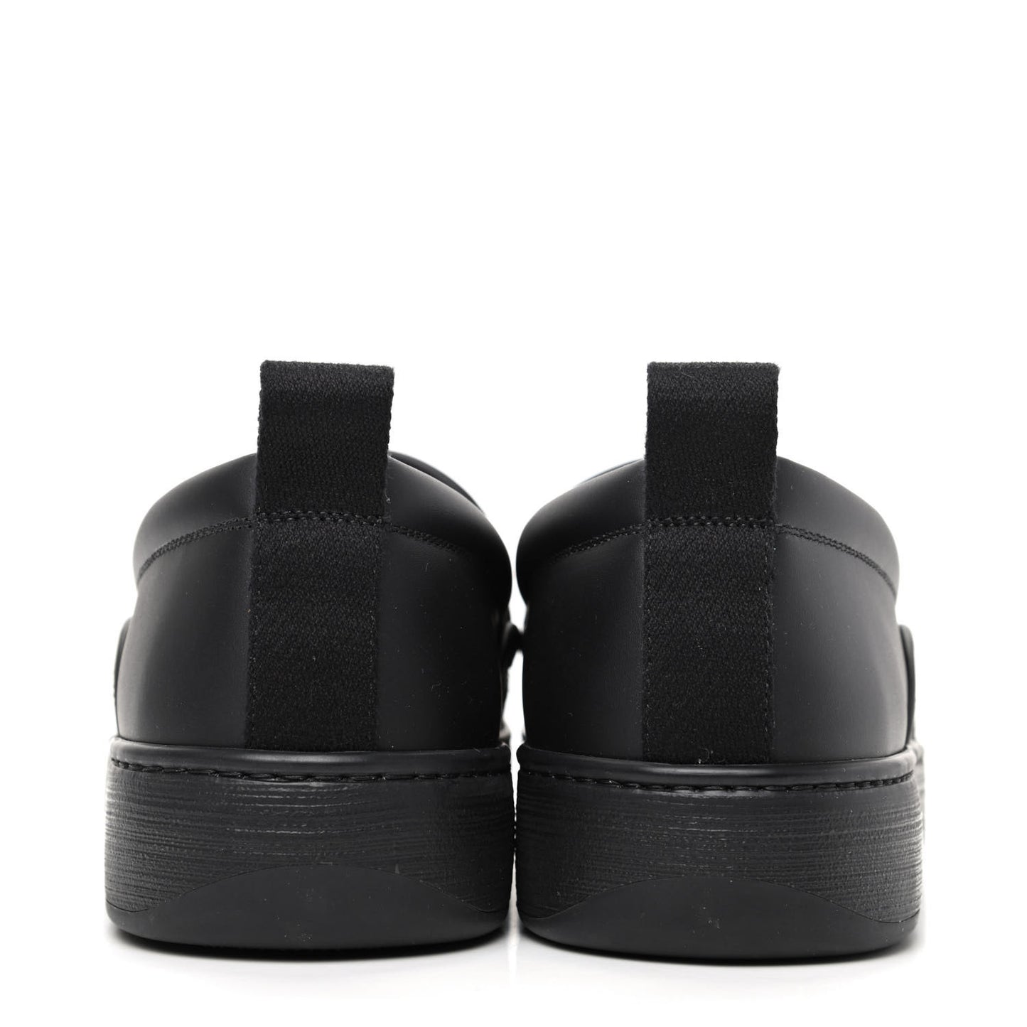 Nappa Intrecciato Slip On Sneakers 40 Black
