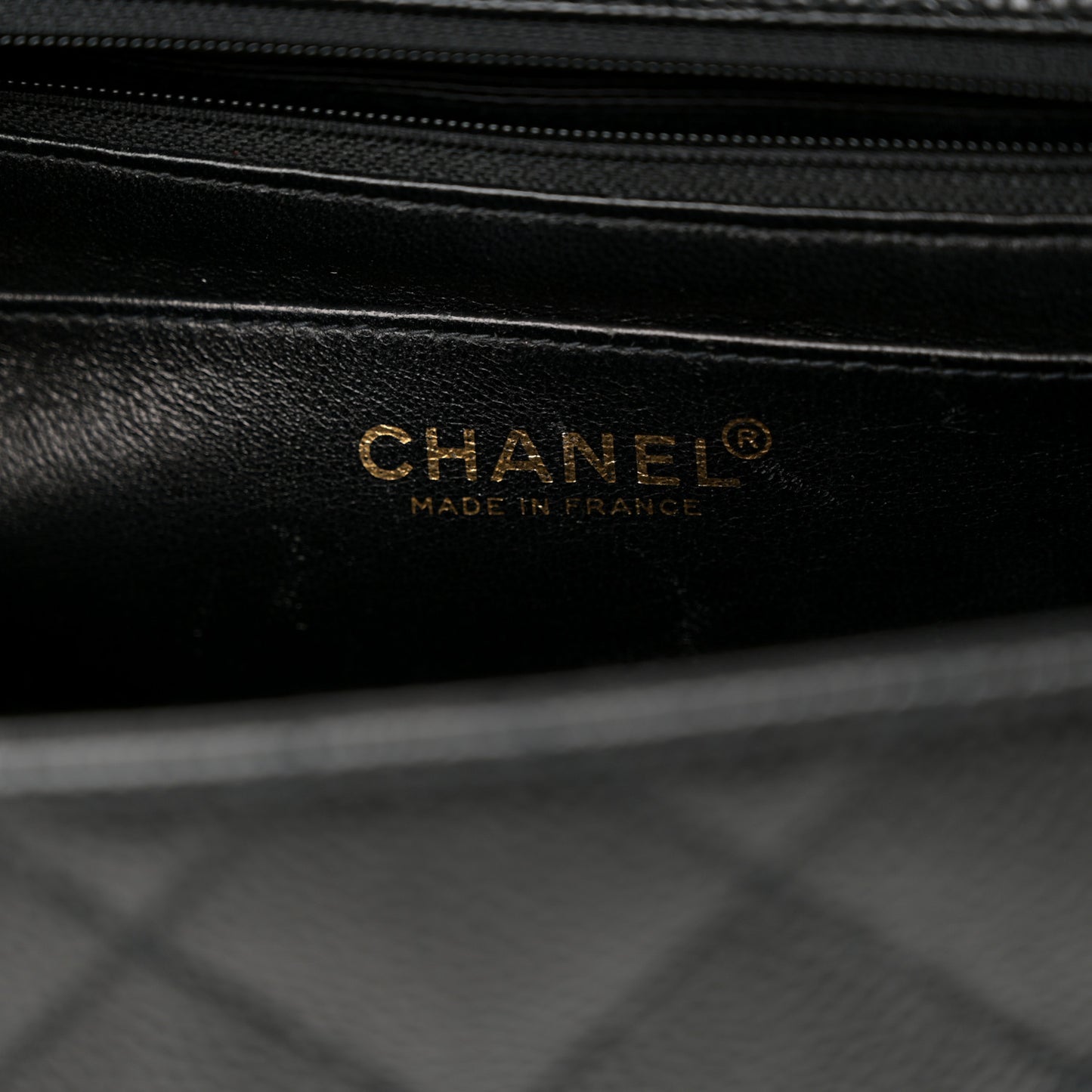 Caviar Quilted Jumbo Kelly Flap Black