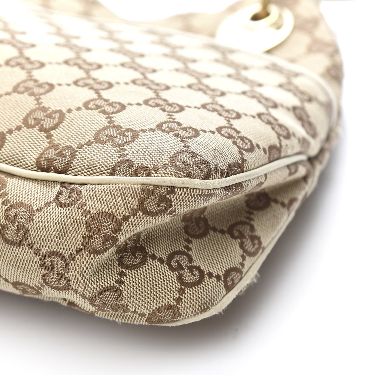 Monogram Medium Eclipse Shoulder Bag Off White