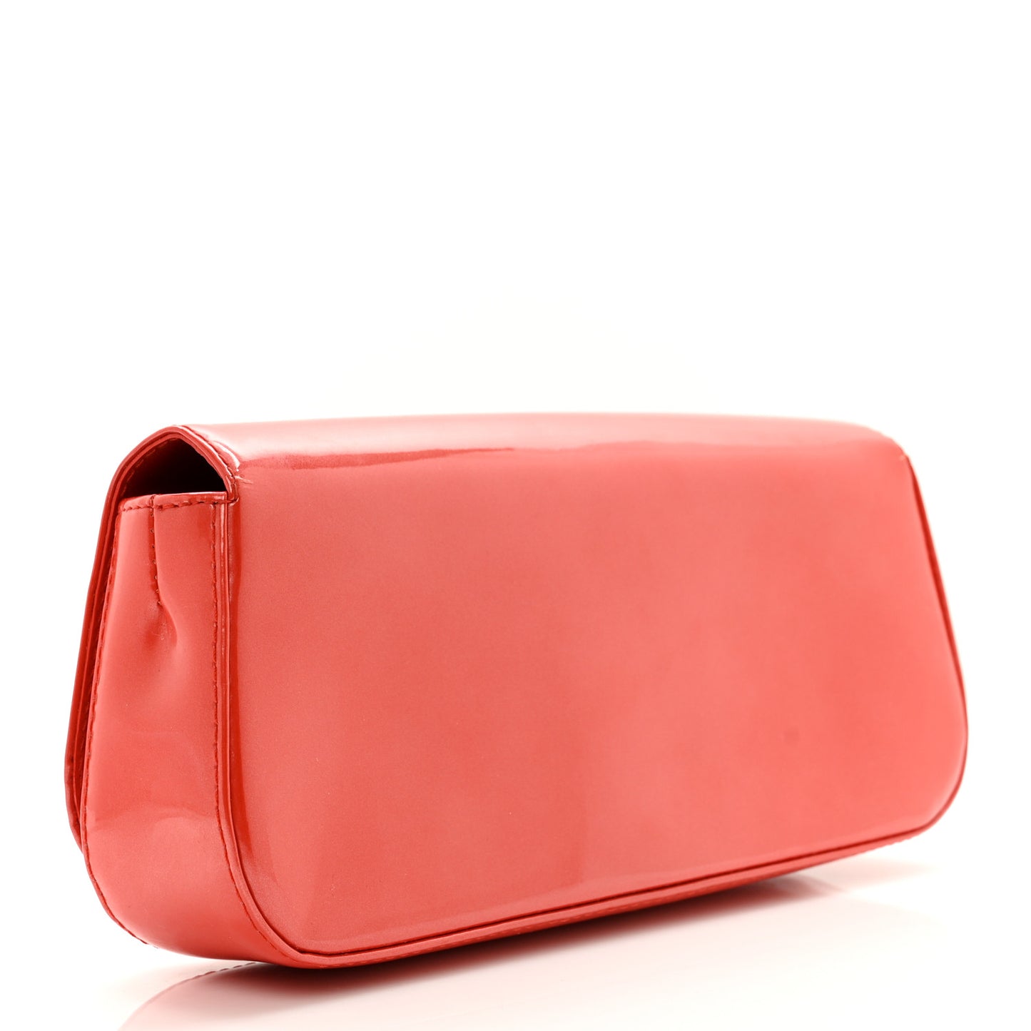 Patent Sobe Clutch Orange Sunset