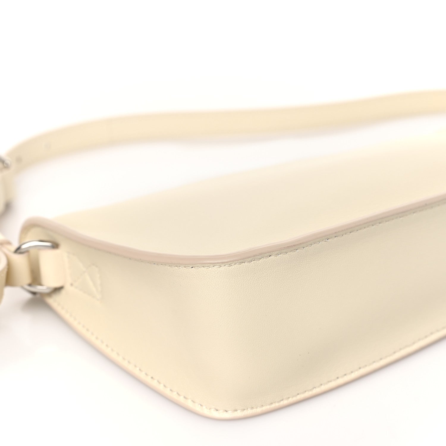 Burberry Calfskin Mini Shield Sling Bag Pearl 7 of 8