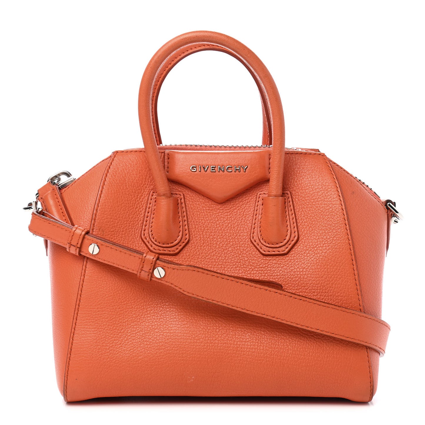 Sugar Goatskin Mini Antigona Orange