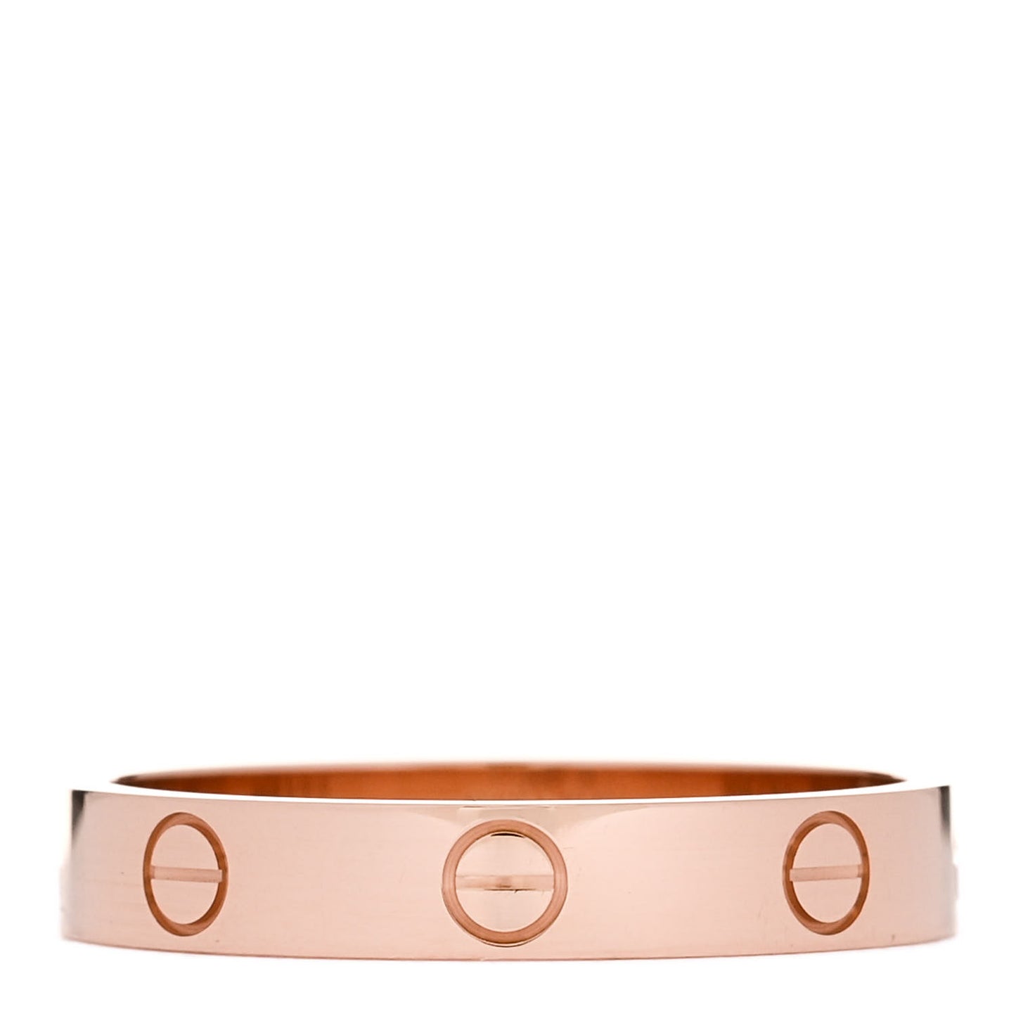 18K Pink Gold 3.5mm LOVE Wedding Band Ring 59 8.75