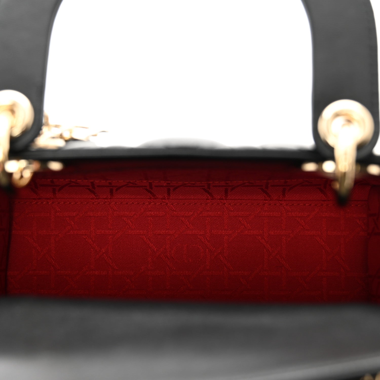 Christian Dior Lambskin Cannage Small My ABCDior Lady Dior Black 6 of 9