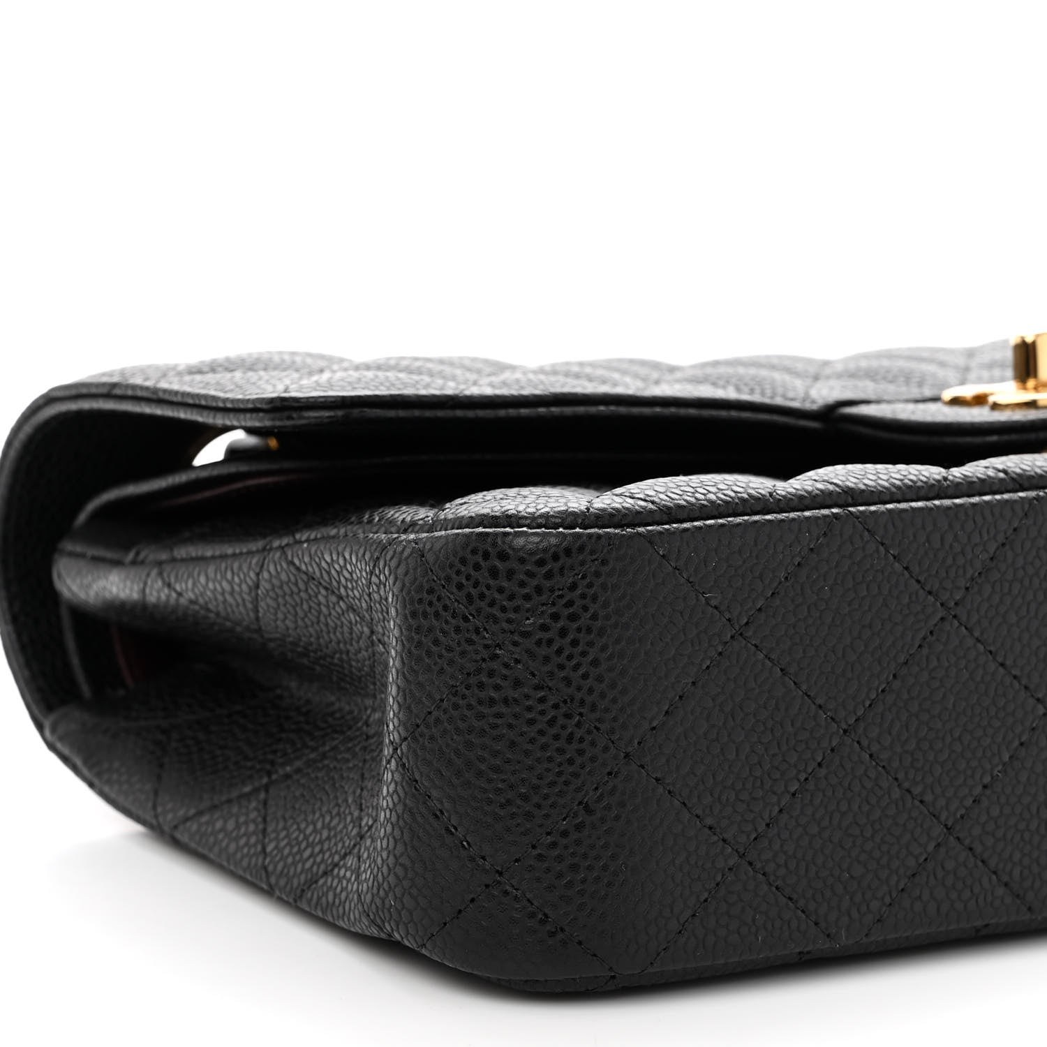 Chanel Caviar Quilted Medium Double Flap Black 9 of 11
