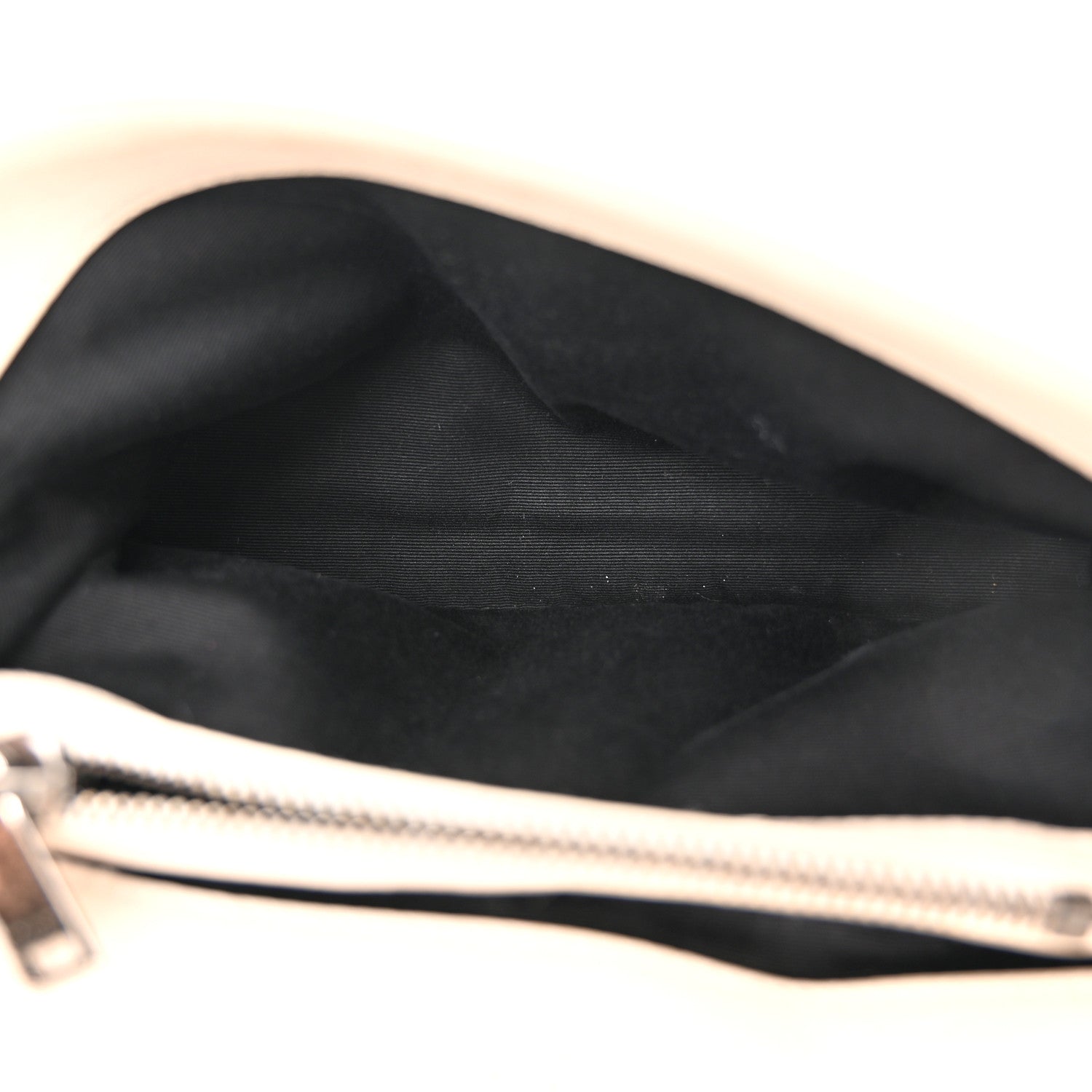 Saint Laurent Sheepskin Matelasse Chevron Monogram Medium College Bag Dove White 5 of 13