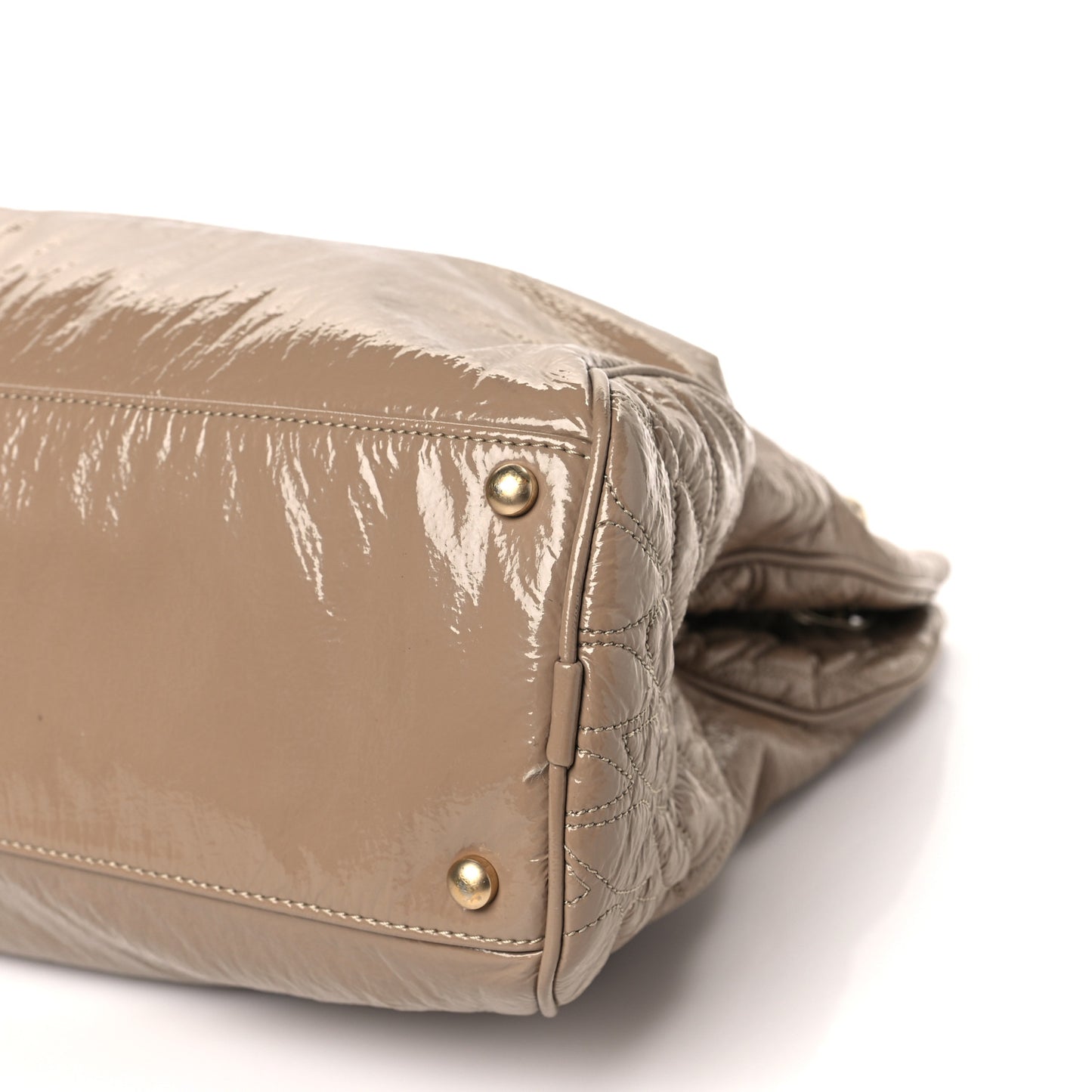 Vinyl Rodeo Tote Beige