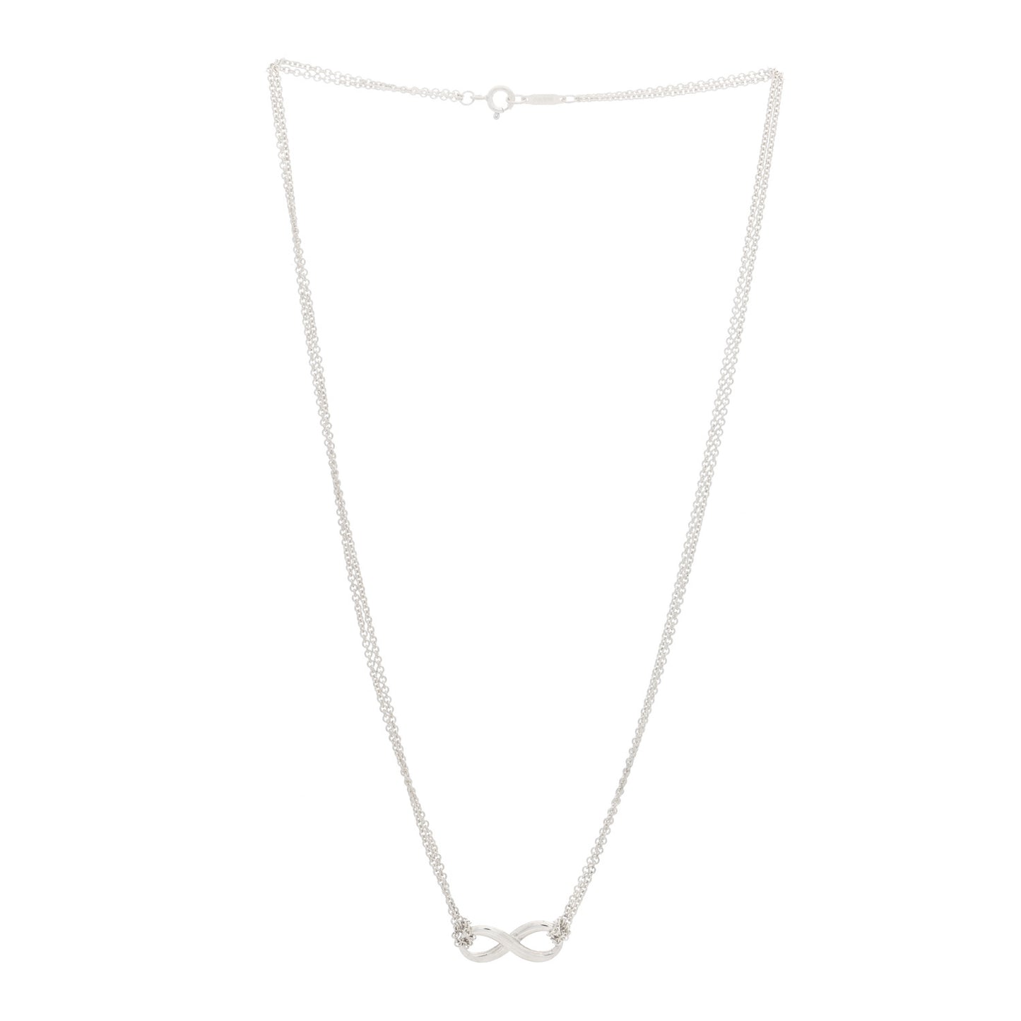 Sterling Silver Infinity Pendant Necklace