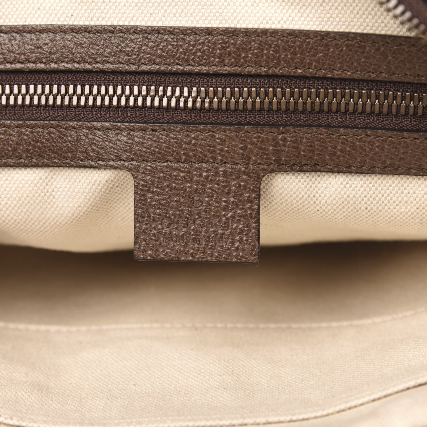 GG Supreme Monogram Web Small Ophidia Messenger Bag Brown