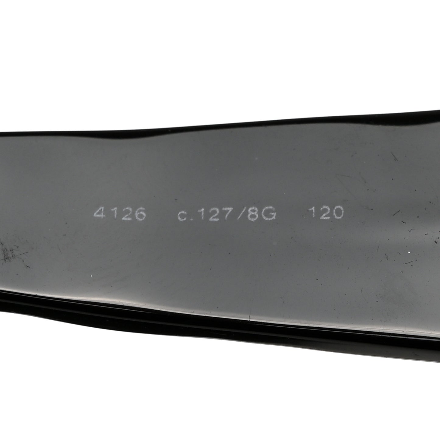 Acetate Quilted Shield Sunglasses 4126 Black Gray