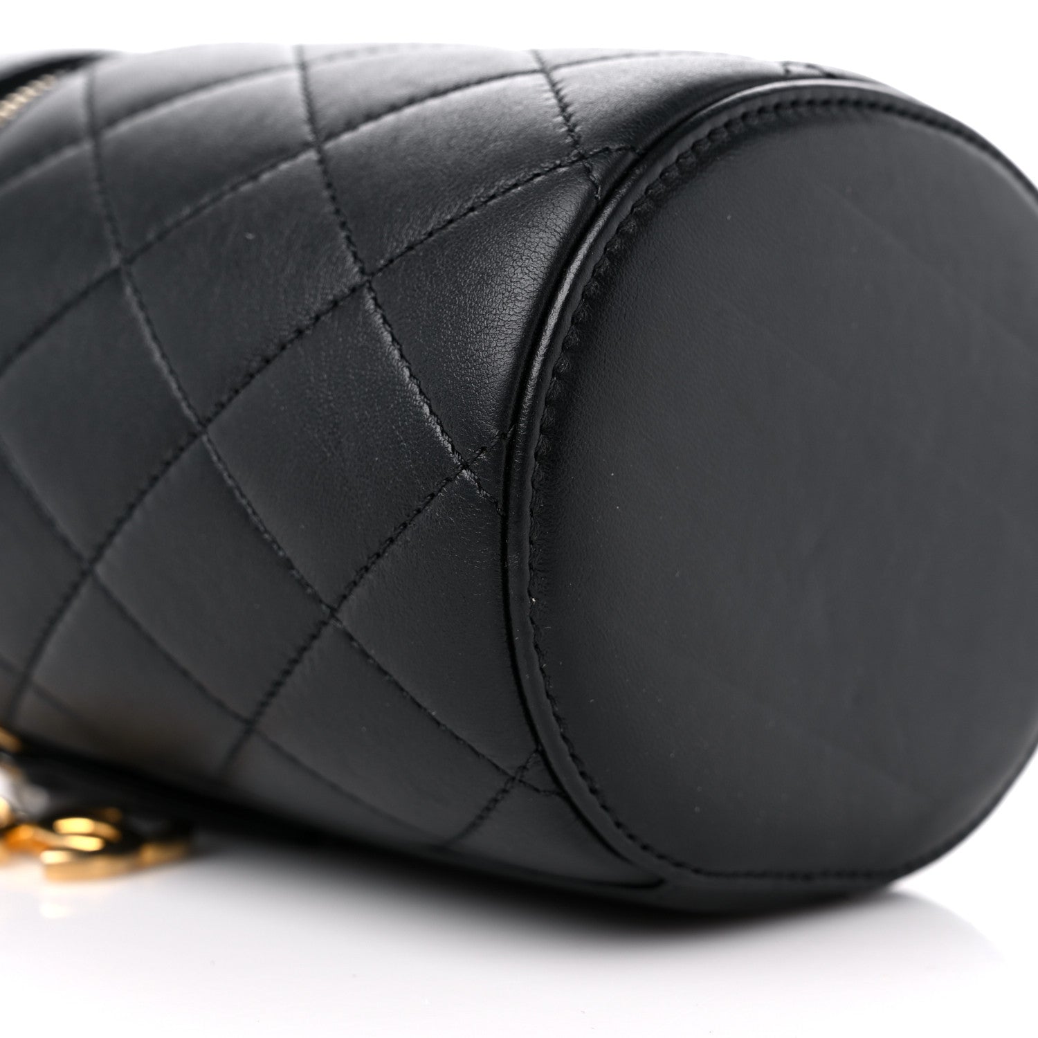 Chanel Lambskin Quilted Small Vanity Case Black 9 of 10