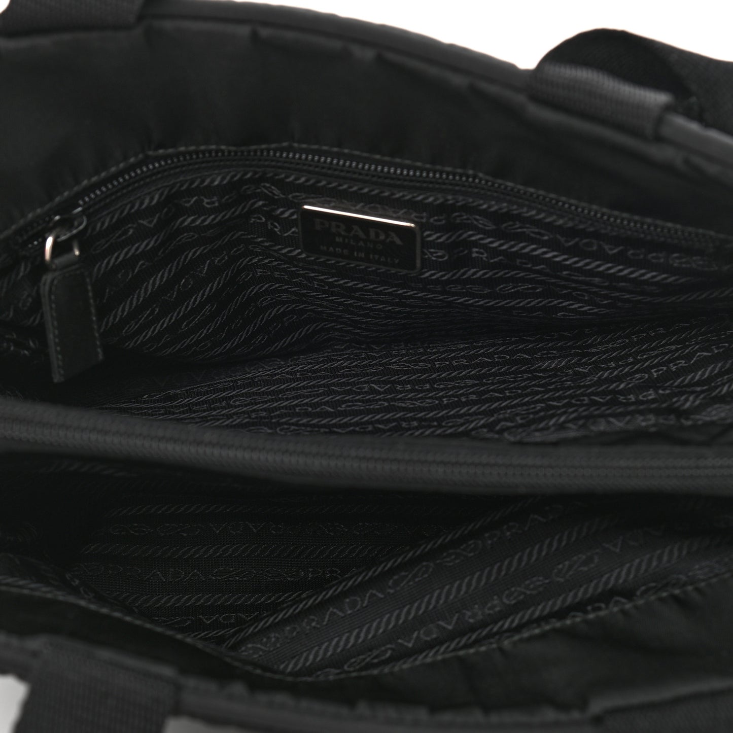 Tessuto Nylon Briefcase Black