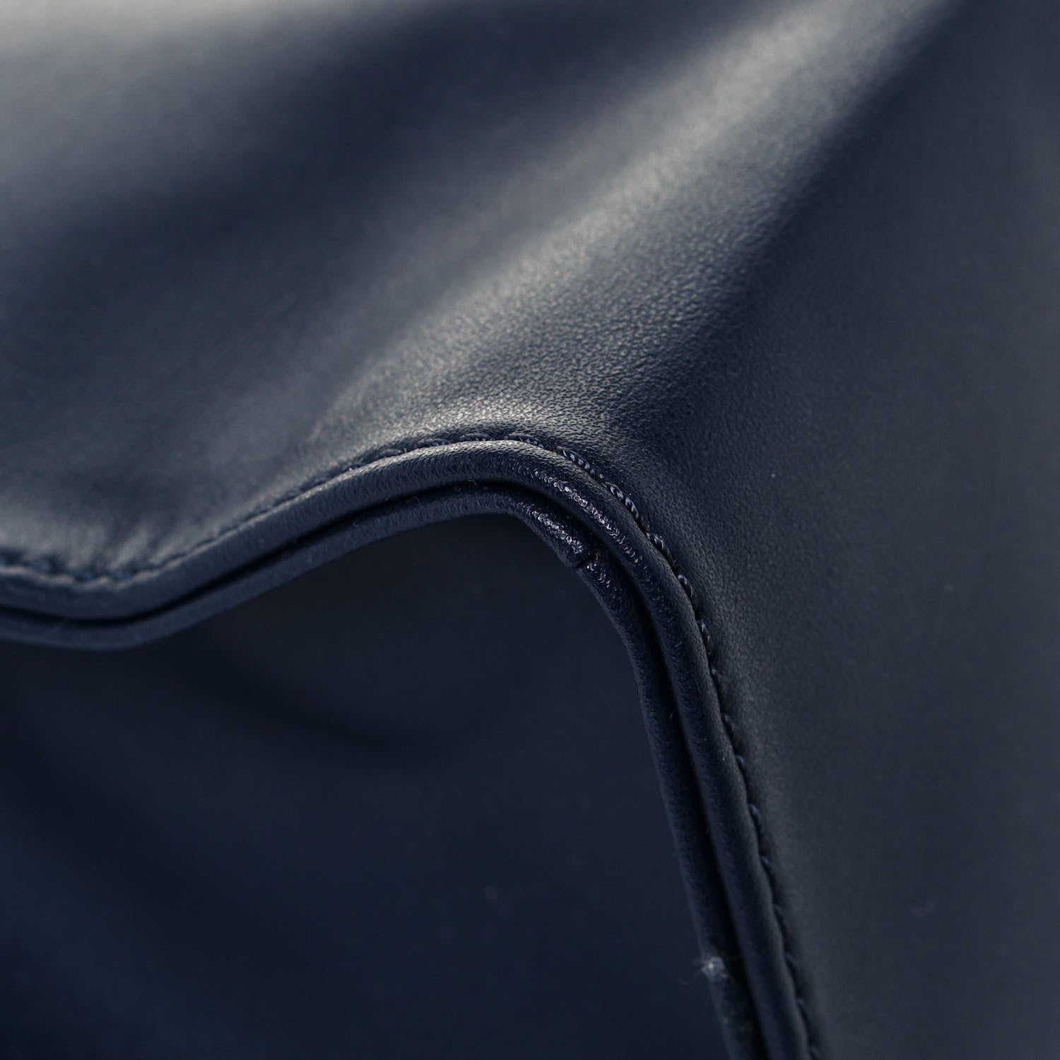 Telfar Vegan Leather Small Shopping Bag Navy 11 of 12