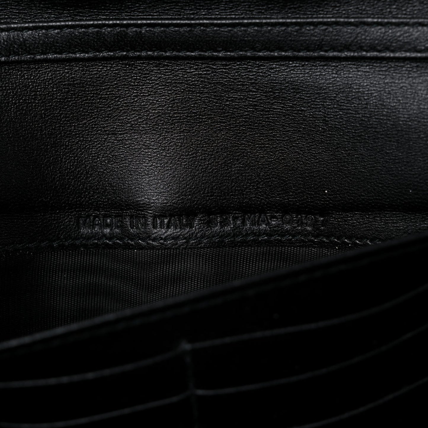 Lambskin Cannage Studded Dioraddict Wallet on Chain Black