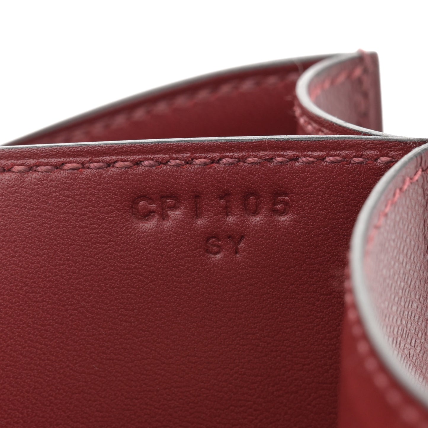 Madame Calfskin Constance 24 Rouge H