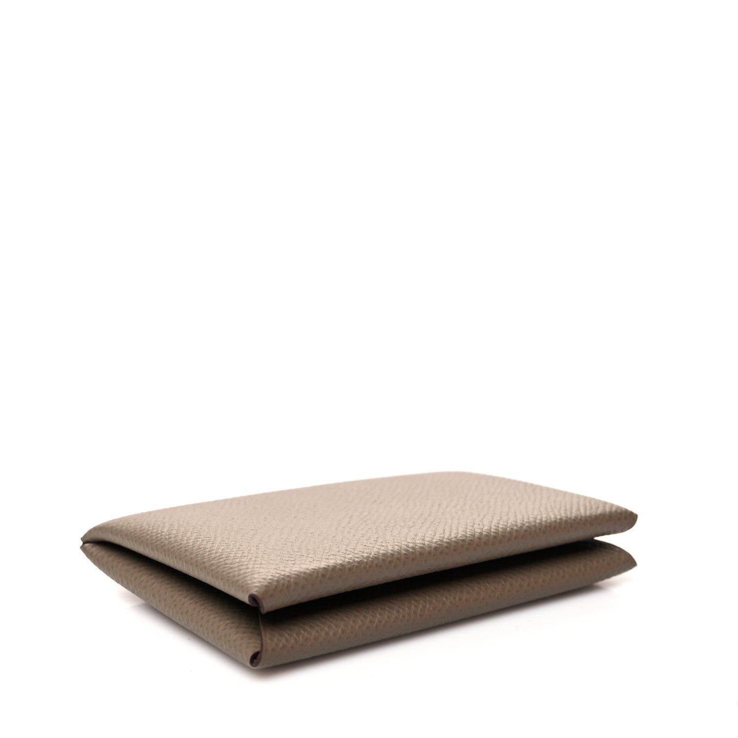 Hermes Epsom Calvi Card Case Etoupe 4 of 10