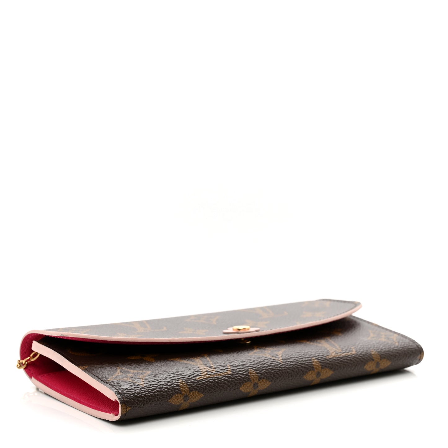 Monogram Bloom Flower Emilie Wallet Fuchsia