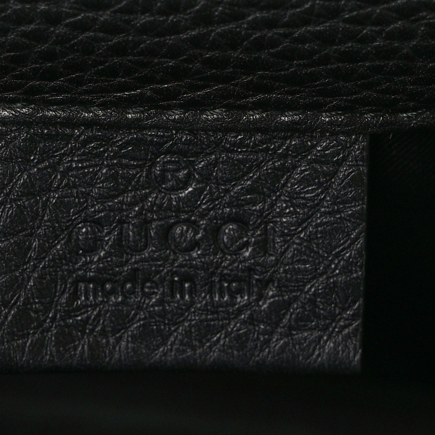 Pebbled Calfskin Soho Flap Belt Bag Black