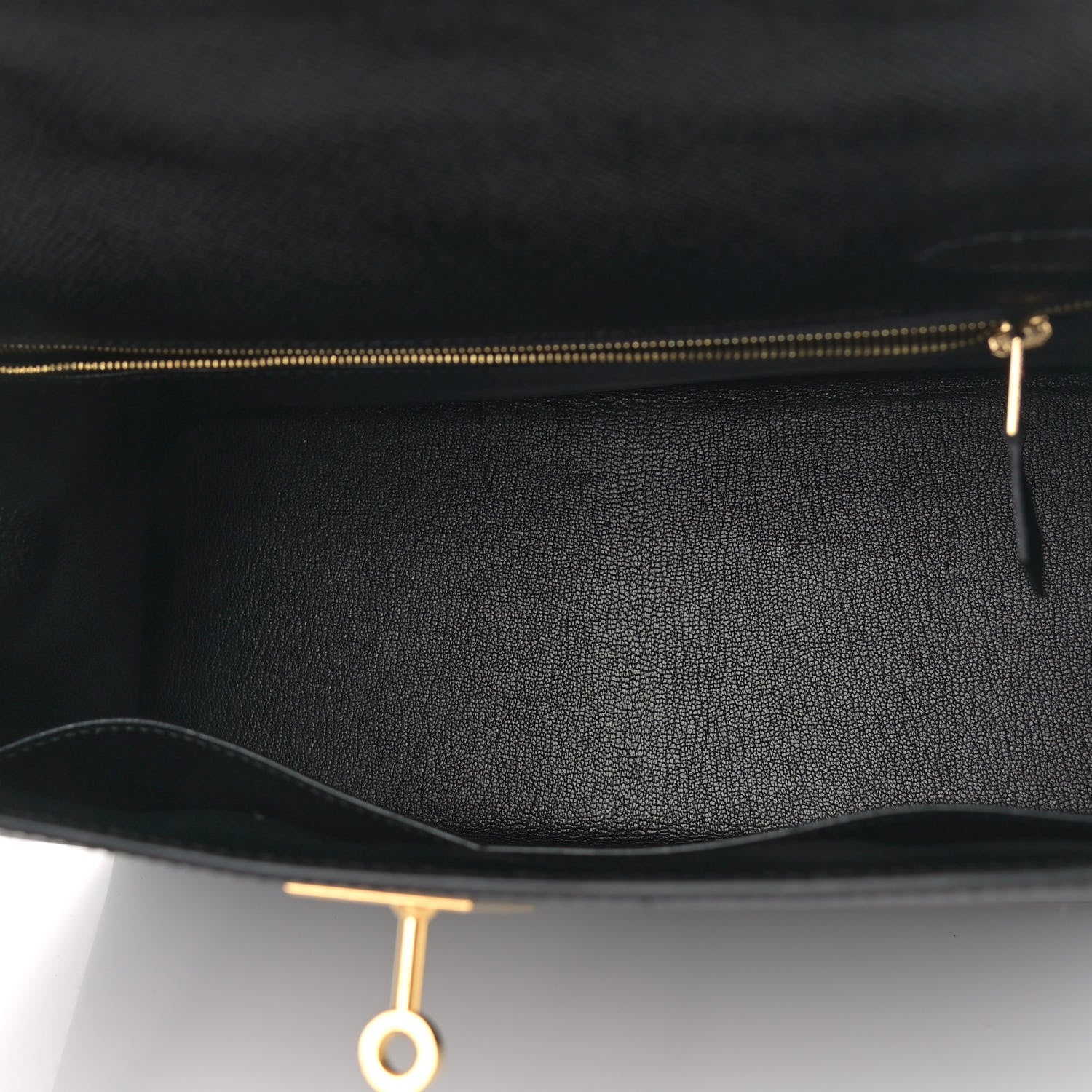 Hermes Epsom Kelly Sellier 28 Black 5 of 14