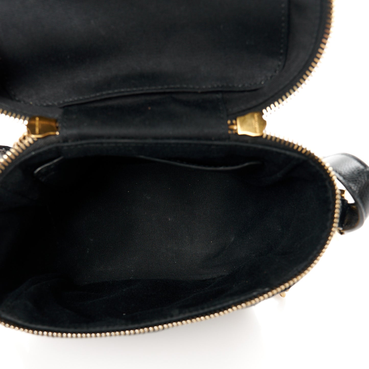 Grain de Poudre Quilted 80's Vanity Bag Black
