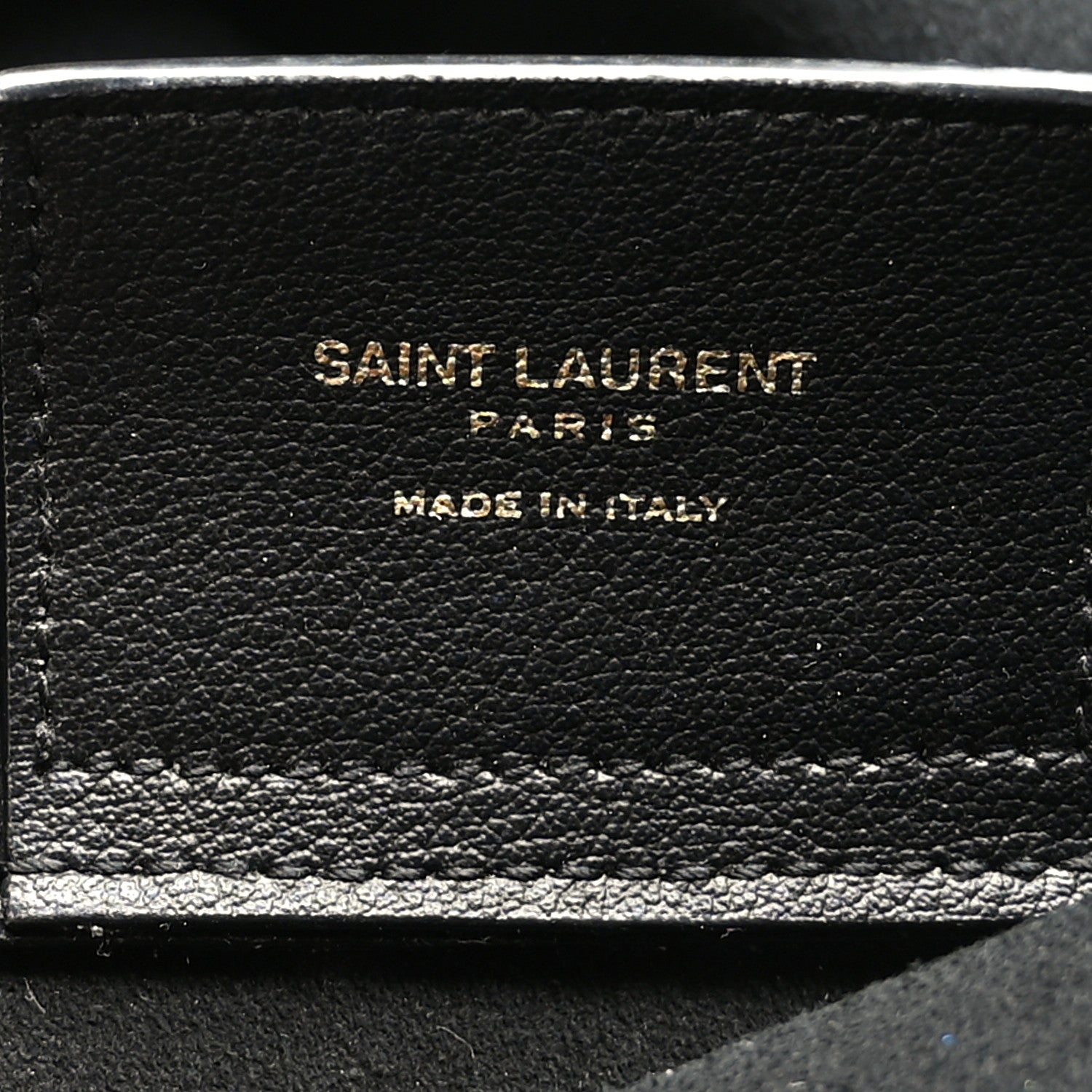 Saint Laurent Calfskin Large Shopping Tote Black 8 of 11