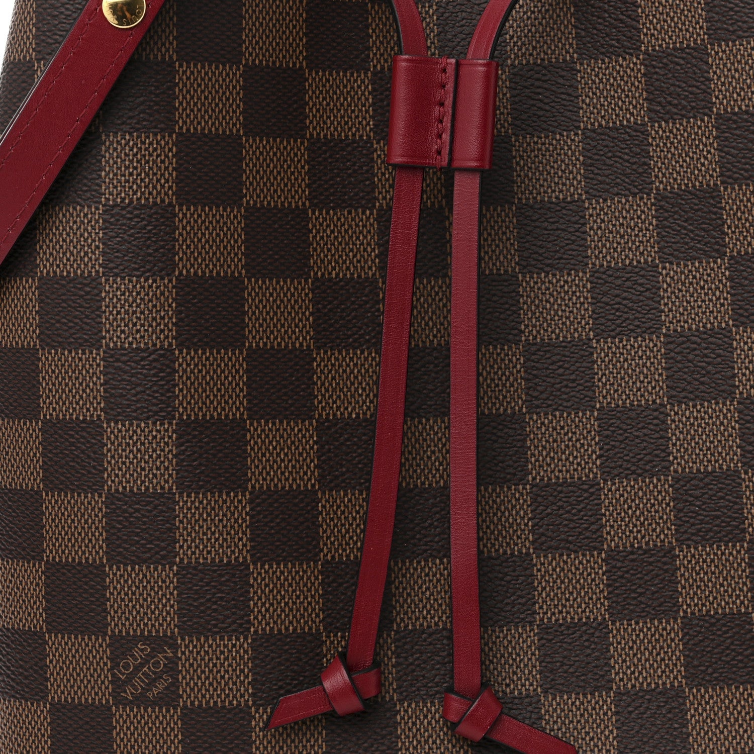 Louis Vuitton Damier Ebene Neonoe MM Cherry Berry 7 of 9