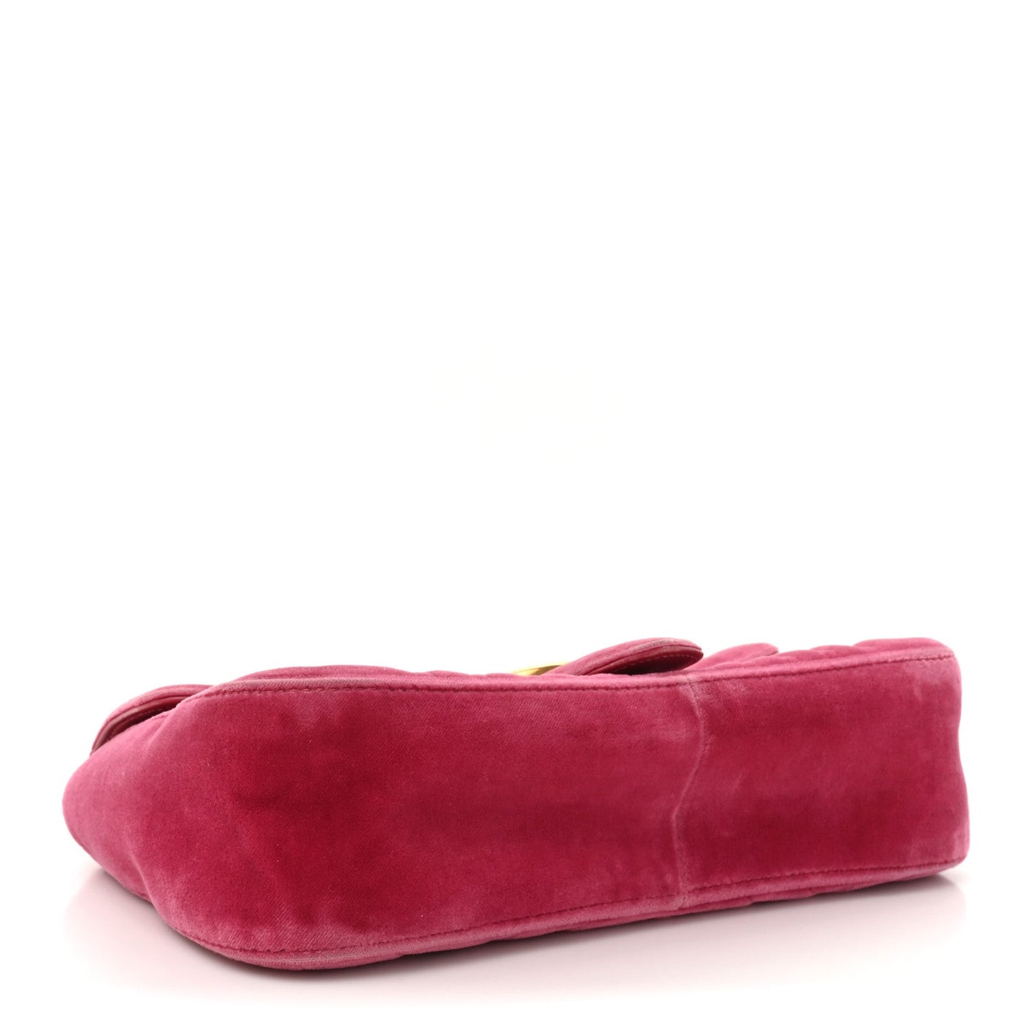 Velvet Matelasse Small GG Marmont Shoulder Bag Light Raspberry Rose