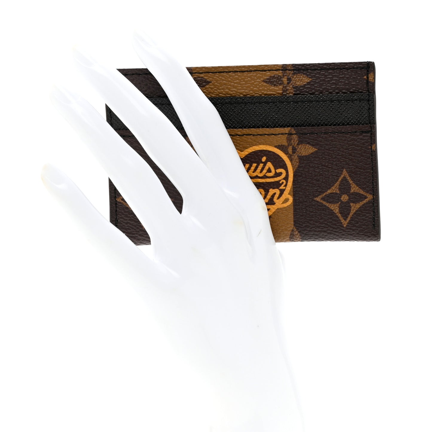 X NIGO Reverse Monogram Double Card Holder
