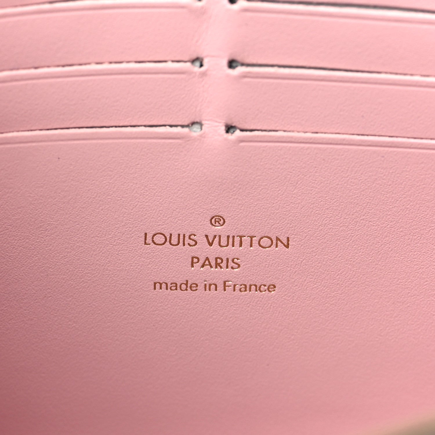 Louis Vuitton Damier Azur Croisette Chain Wallet Rose Ballerine 6 of 9