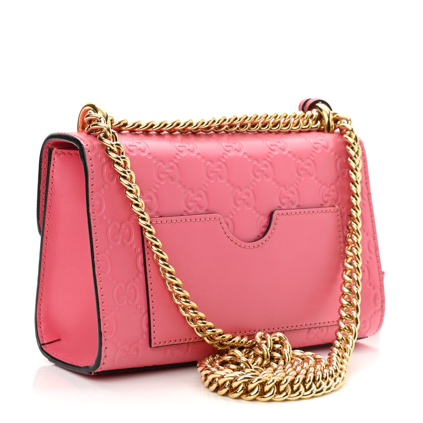 Guccissima Small Padlock Shoulder Bag Flush