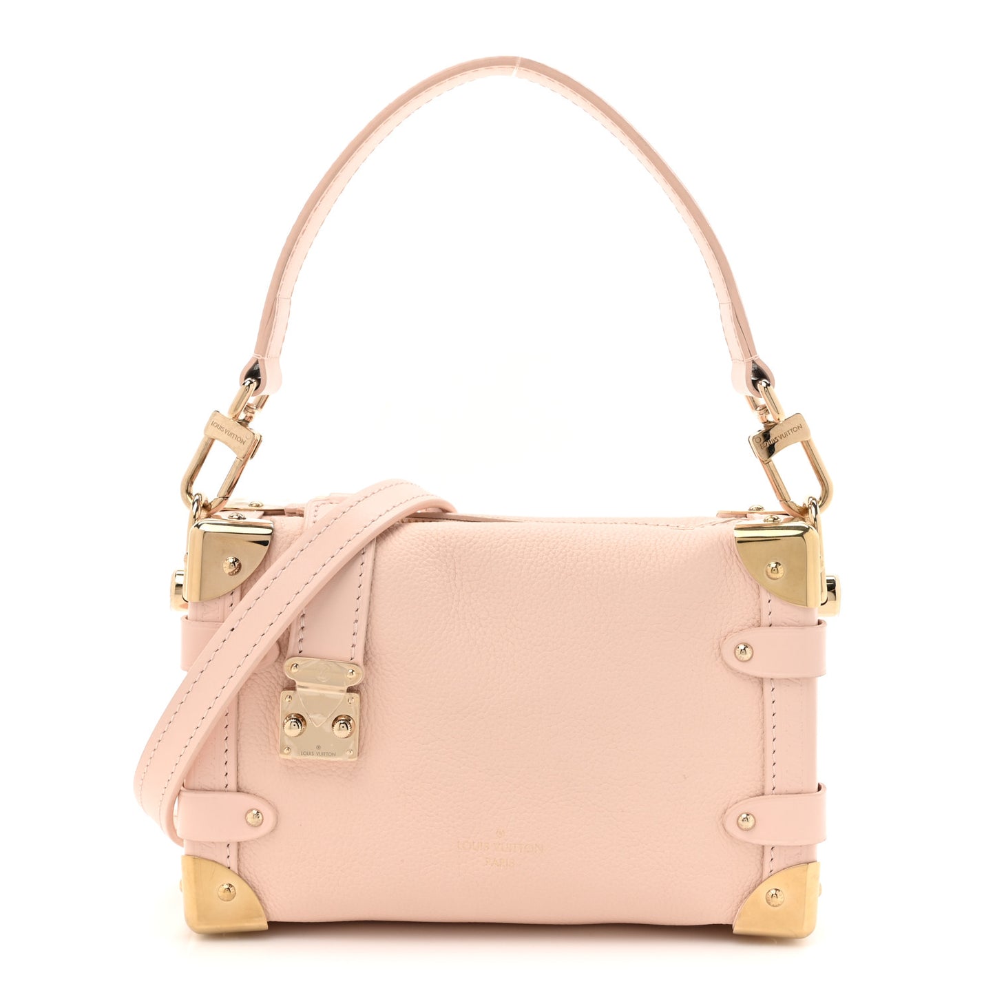 Calfskin Side Trunk PM Pink Pearl