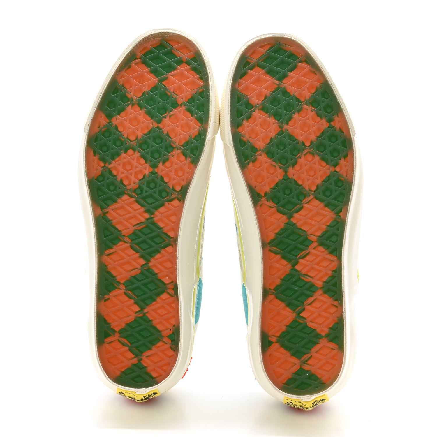 Gucci X Vans Vault Beaded Flower Mens Classic Slip On Sneakers 7 Blue Multicolor 5 of 9