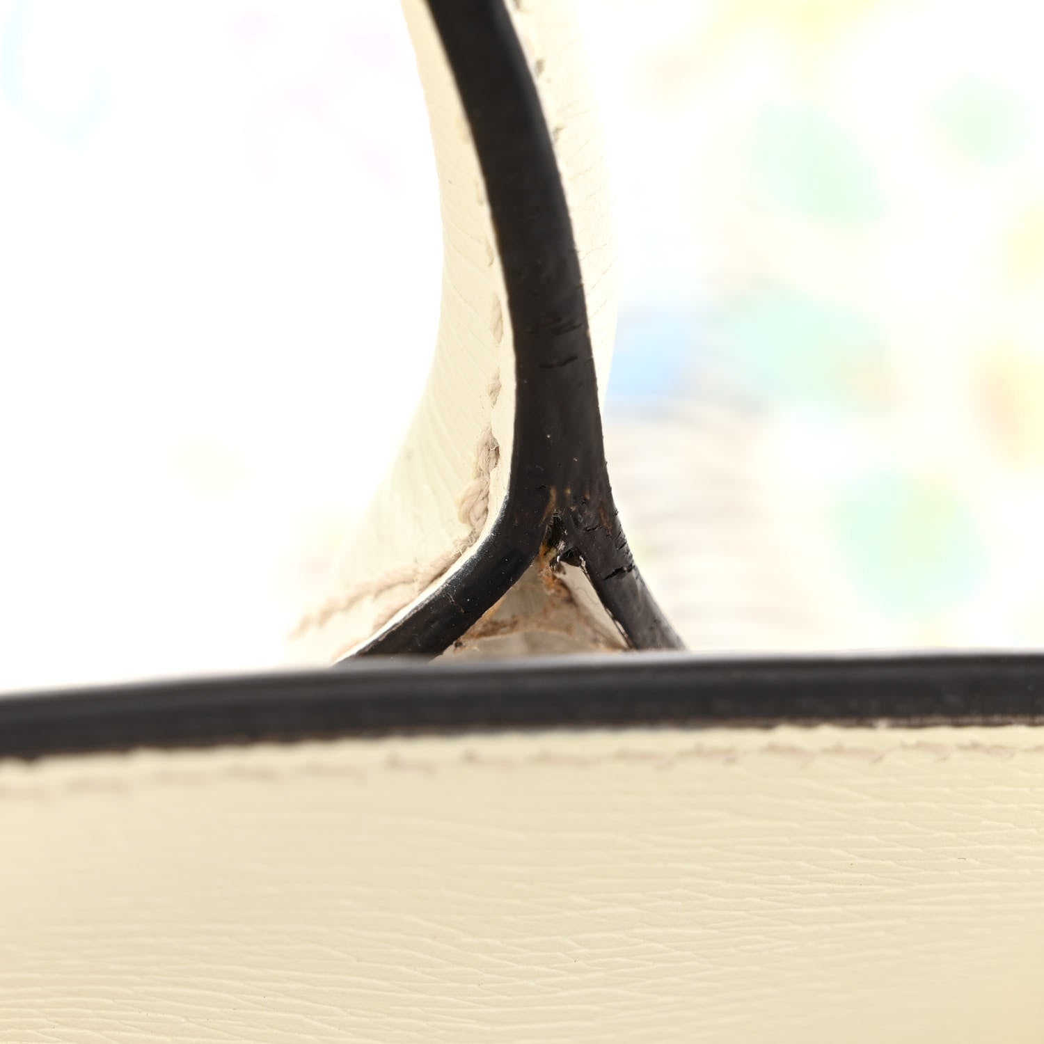 Gucci New Shangai Calfskin Tiger Savanah Textured Calfskin Medium Tote Chalky White Multicolor 18 of 20