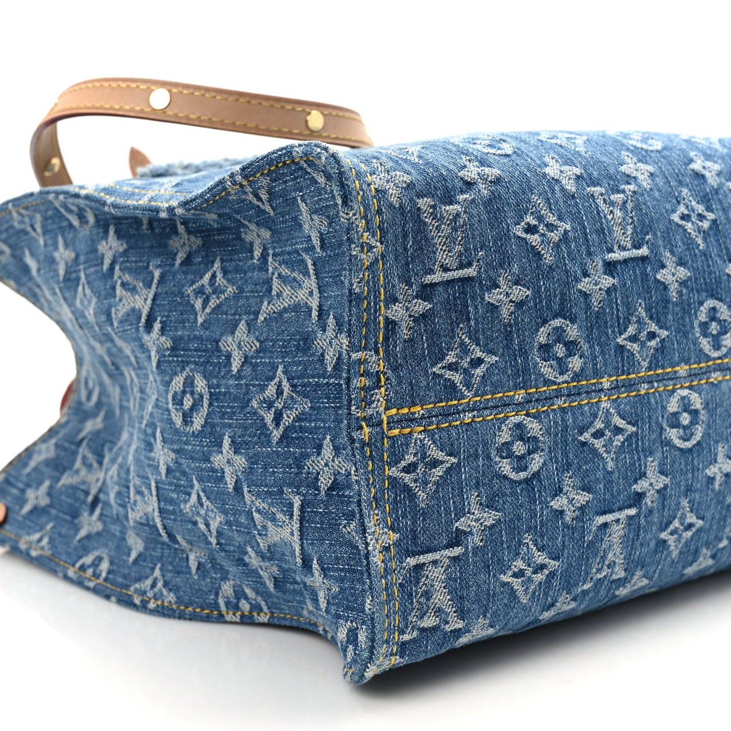 Monogram Denim Onthego MM Blue