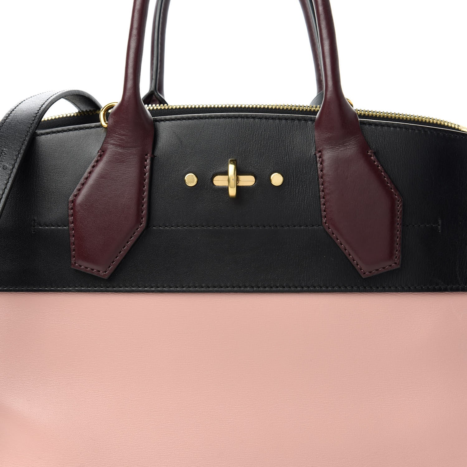 Louis Vuitton Calfskin City Steamer MM Magnolia Black 10 of 11