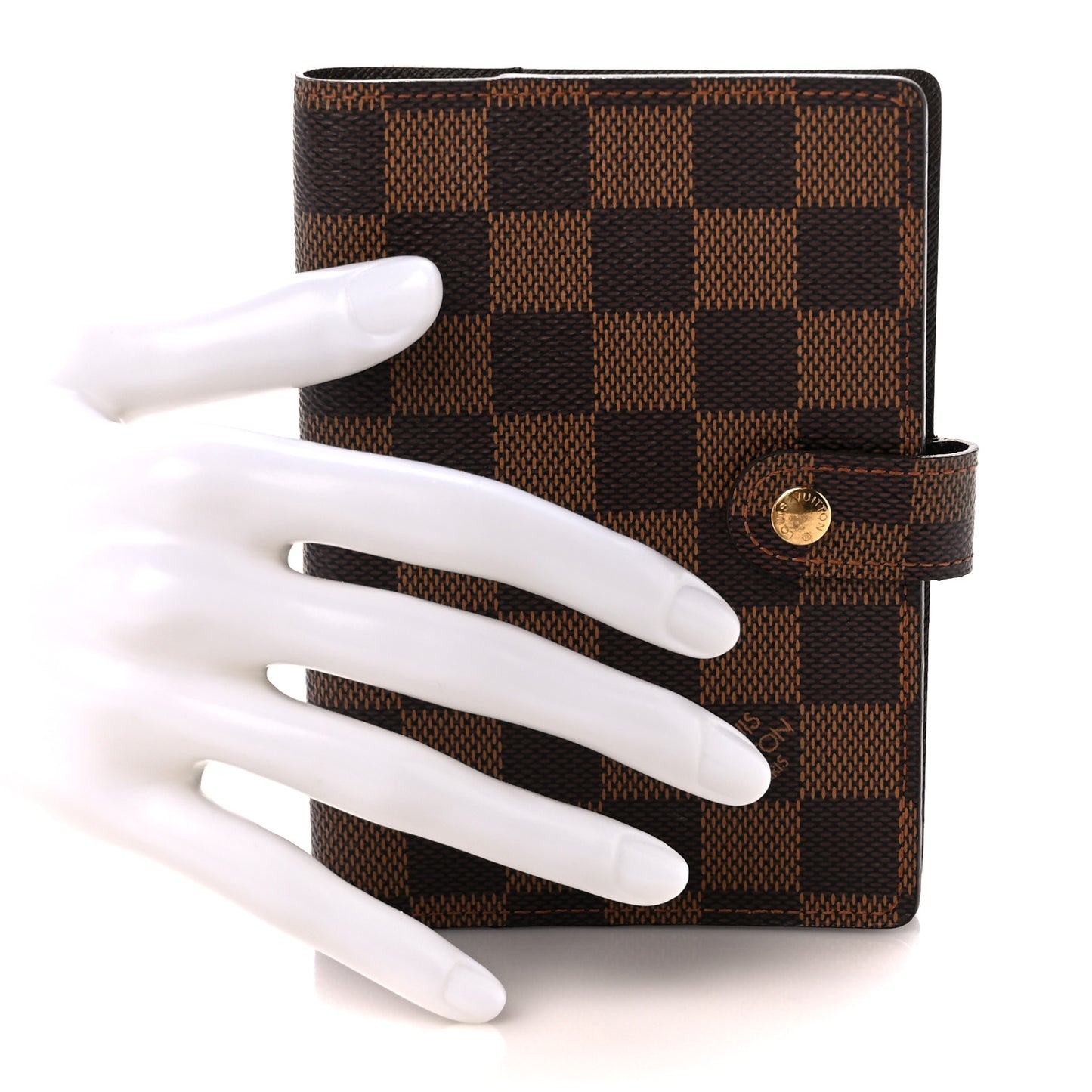 Damier Ebene Small Ring Agenda Cover