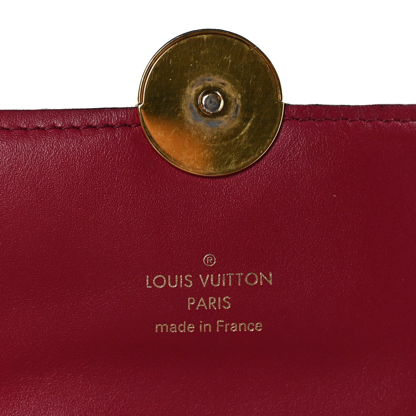 Monogram Flore Chain Wallet Fuchsia