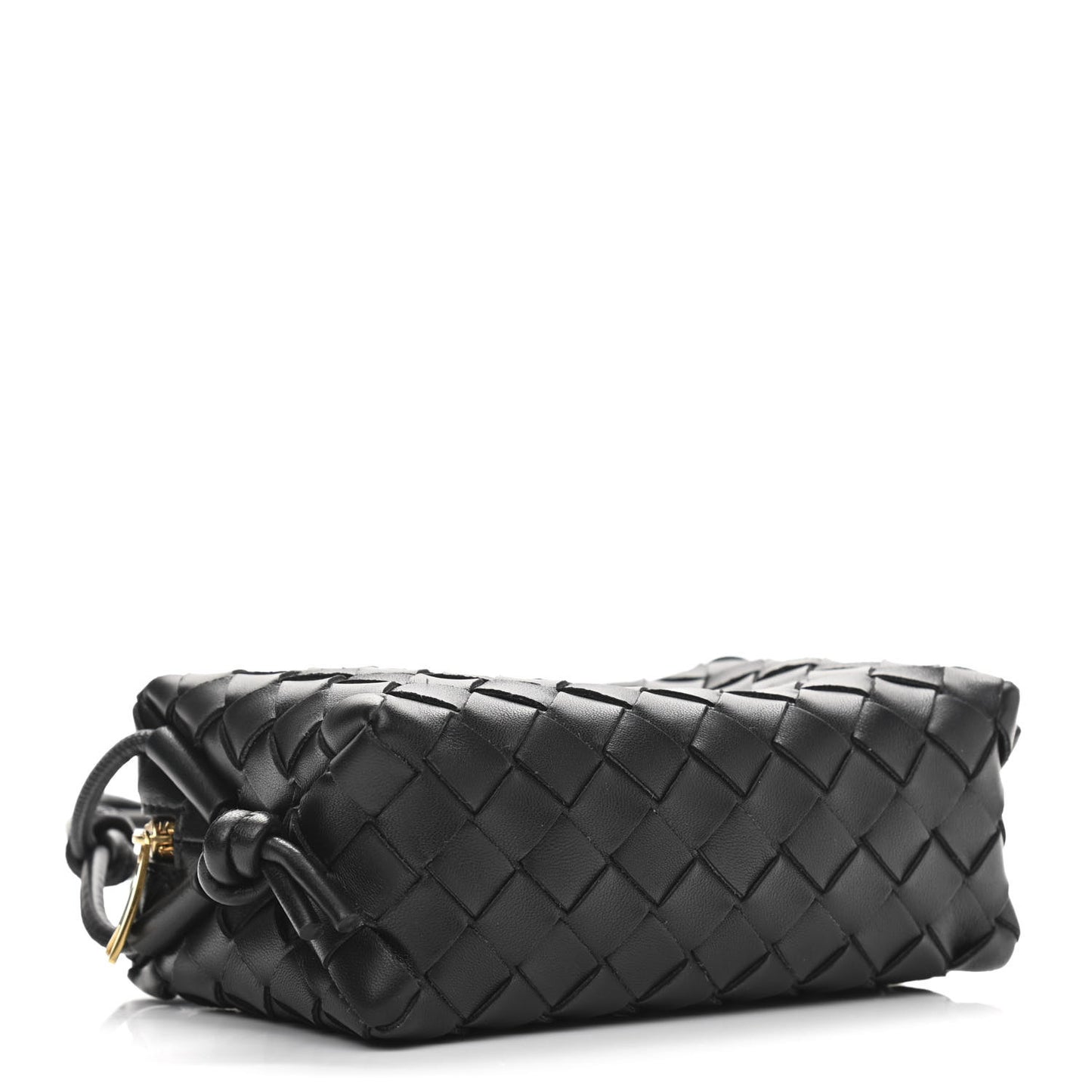 Nappa Intrecciato Mini Loop Camera Bag Black