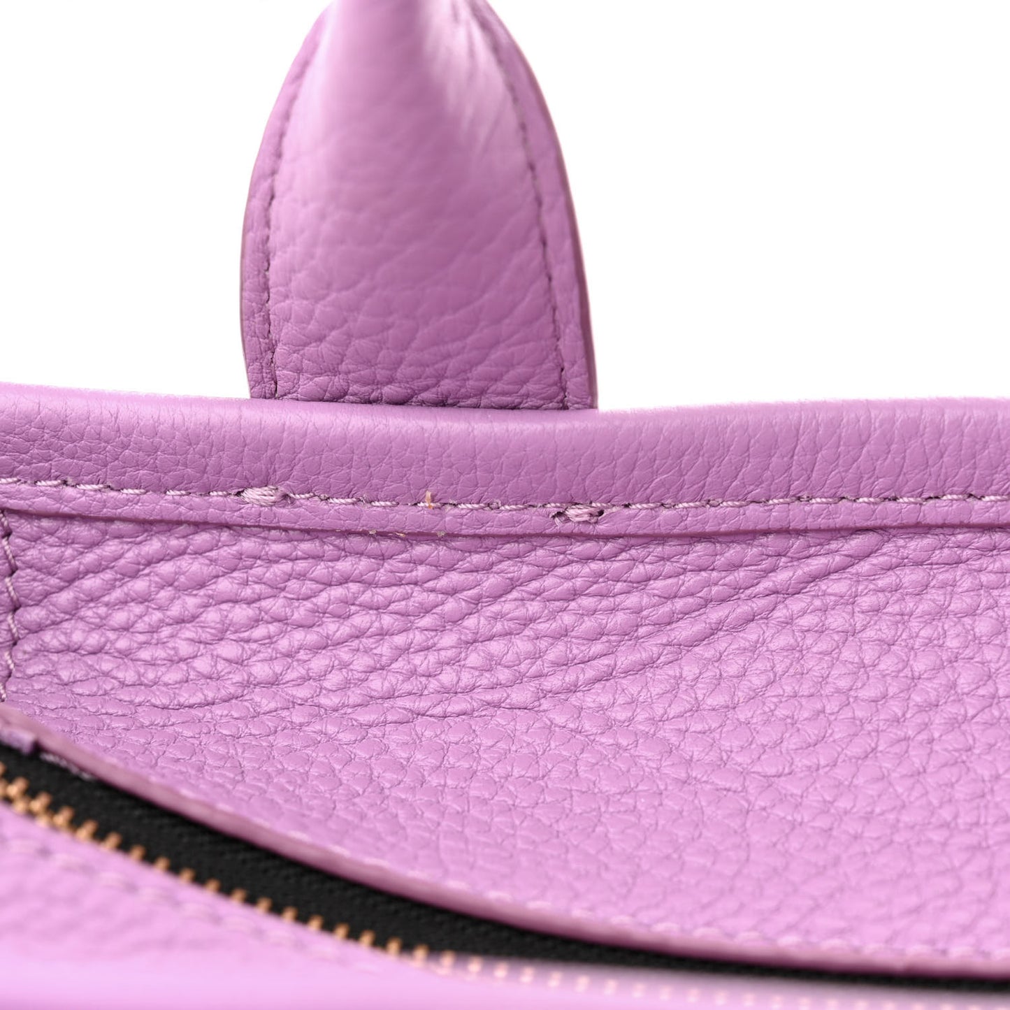 Grained Calfskin Small The Tote Bag Regal Orchid