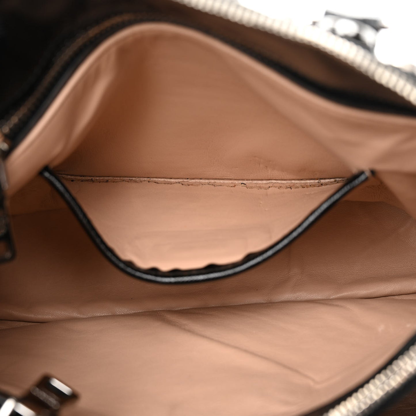 Saffiano Vernice Small Crystal Pyramid Bag Black