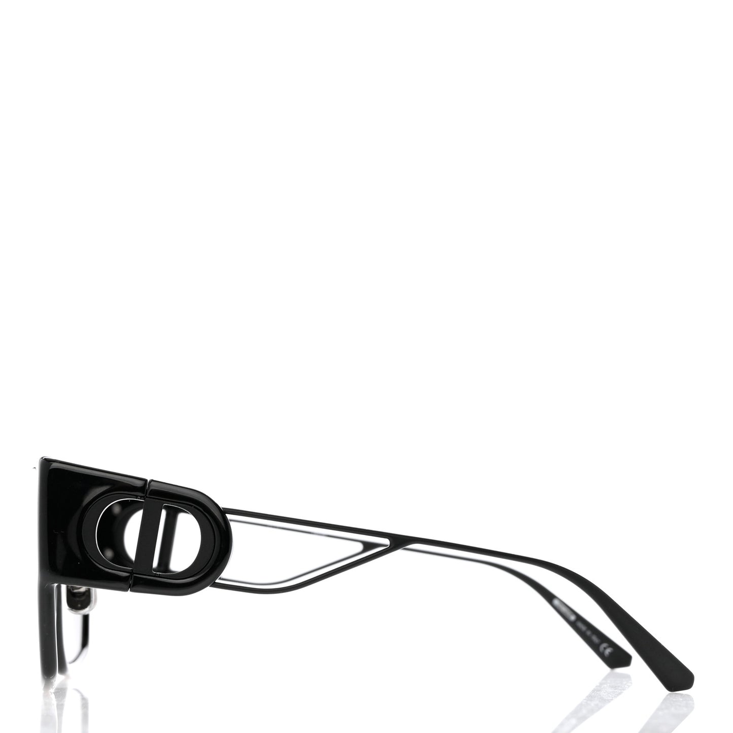 Rectangular 30 Montaigne 1 S2U Sunglasses Black