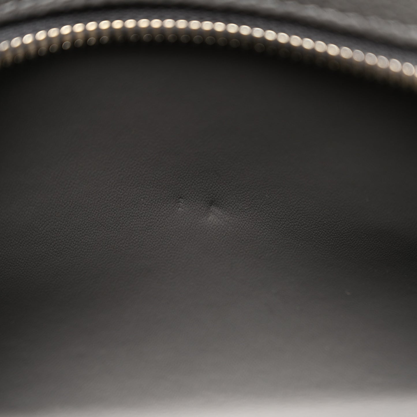 Grained Calfskin Neo Classic Silver Hardware Mini City Dark Grey