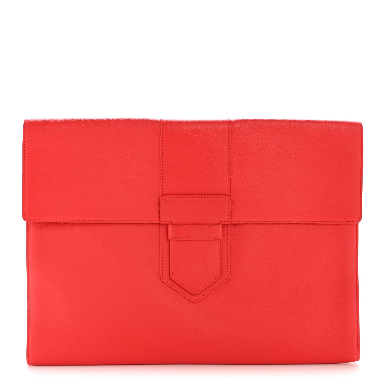 Delvaux Taurillon Crispe Presse A5 Pouch Red 1871543 – FASHIONPHILE